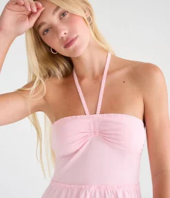 Seriously Soft Babydoll Halter Top