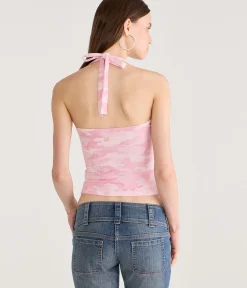 Seriously Soft Camo Everyday Halter Top