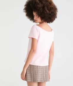 Seriously Soft Off-The-Shoulder Vintage Fit Tee