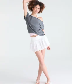Seriously Soft Off-The-Shoulder Vintage Fit Tee