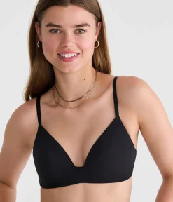 Seriously Soft Smooth Molded V-Neck Push-Up Bra