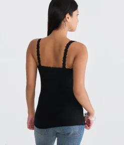 Seriously Soft Y2K Lace V-Neck Cami