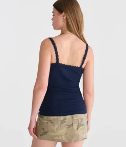 Seriously Soft Y2K Lace V-Neck Cami