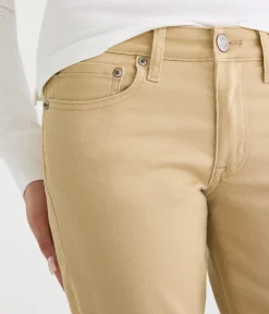 Seriously Stretchy Mid-Rise Straight Uniform Pants