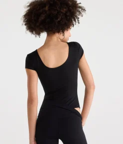 Short Sleeve Buttery Soft Crew Bodysuit
