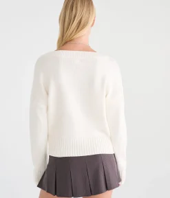 Slouchy V-Neck Sweater