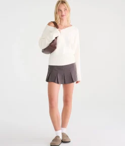 Slouchy V-Neck Sweater