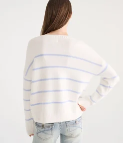 Small Stripe Crew Sweater