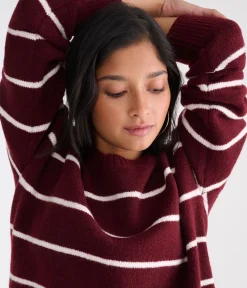 Small Stripe Crew Sweater