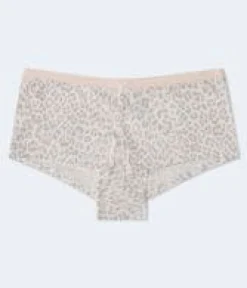 Snow Leopard Print Boyshort