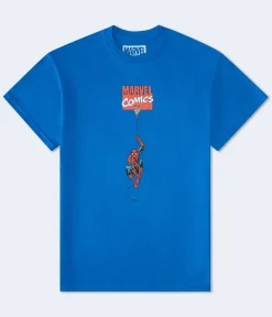 Spider-Man Hanging Out Relaxed Graphic Tee