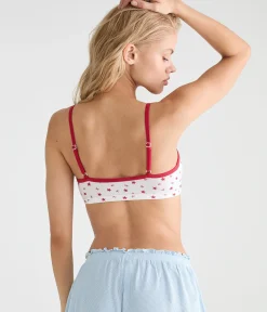 Stars & Bows Cotton Henley Bralette