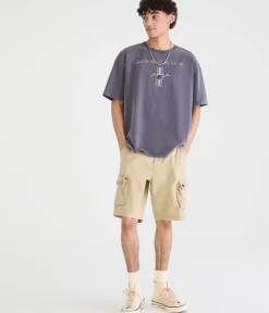 Stretch Twill Cargo Shorts 10
