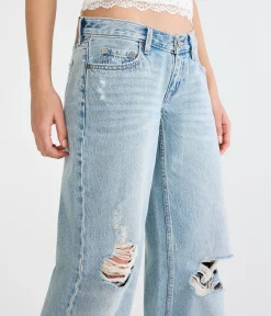 Super Low-Rise Baggy Wide Leg Jean
