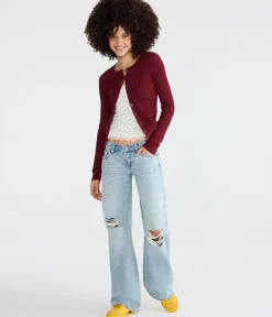 Super Low-Rise Baggy Wide Leg Jean