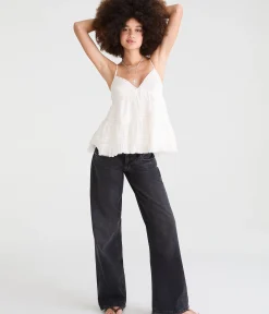 Super Low-Rise Baggy Wide Leg Jean