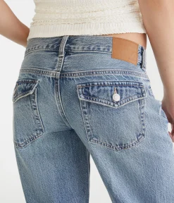 Super Low-Rise Baggy Wide Leg Jean