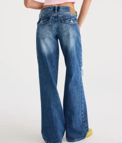 Super Low-Rise Baggy Wide Leg Jean