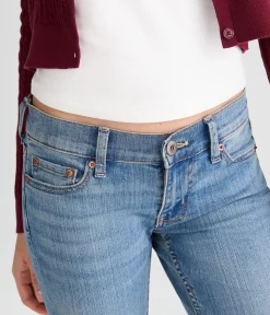 Super Low-Rise Bootcut Star Pocket Jean