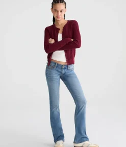 Super Low-Rise Bootcut Star Pocket Jean