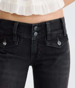Super Low-Rise Flare Jean