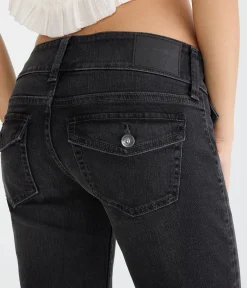 Super Low-Rise Flare Jean