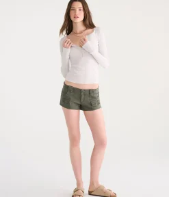 Super Low-Rise Utility Shorts