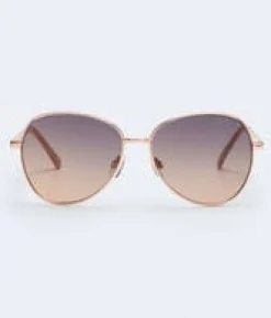 Tinted Aviator Sunglasses
