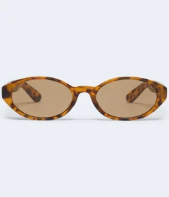 Tortoiseshell Oval Sunglasses