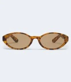 Tortoiseshell Oval Sunglasses