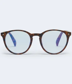 Tortoiseshell Round Blue Light Glasses