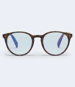 Tortoiseshell Round Blue Light Glasses