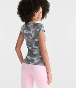 Von Dutch Camo Graphic Baby Tee