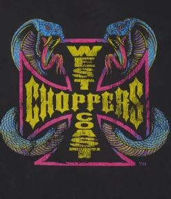 West Coast Choppers Snakes Relaxed Graphic Tee