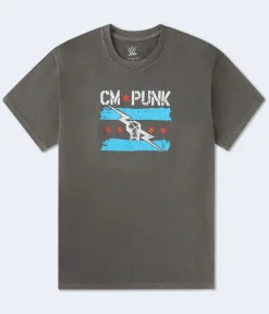 WWE CM Punk Relaxed Graphic Tee