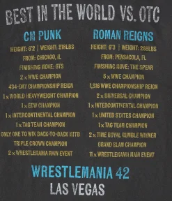 WWE WrestleMania 42 Relaxed Graphic Tee